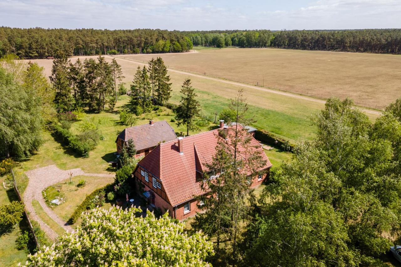 Ferienwohnung 1 Im Landhaus Am Wildpark Boek Kültér fotó